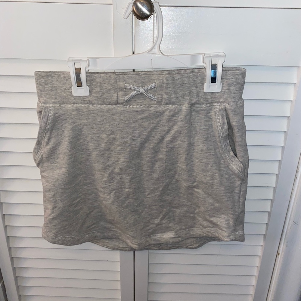 Avalanche cotton athletic skirt (grey)